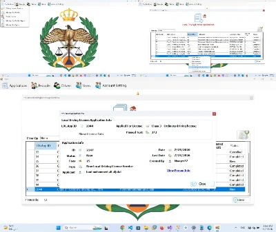نظام إدارة رخص القيادة DVLD – نظام رخص قيادة متكامل – C# SQL Server – 3 اختبارات وصلاحيات – شركة برمجة في اليمن – تصميم مواقع احترافية