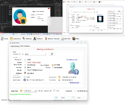 نظام إدارة نادي الكاراتيه – تطبيق سطح مكتب C# SQL Server – إدارة أعضاء ومدربين وأحزمة – شركة برمجة في اليمن – تصميم مواقع احترافية
